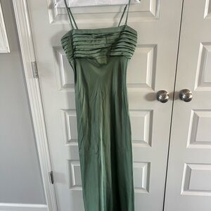 Abercrombie & Fitch Strapless Green Dress